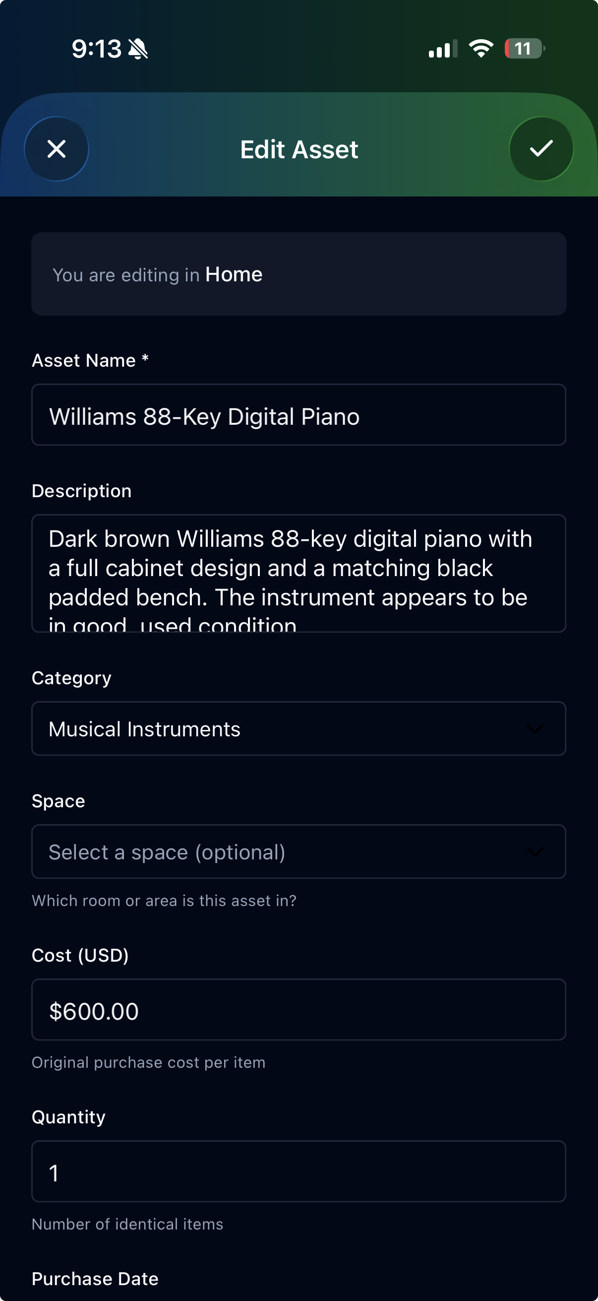 AI-powered asset identification and editing